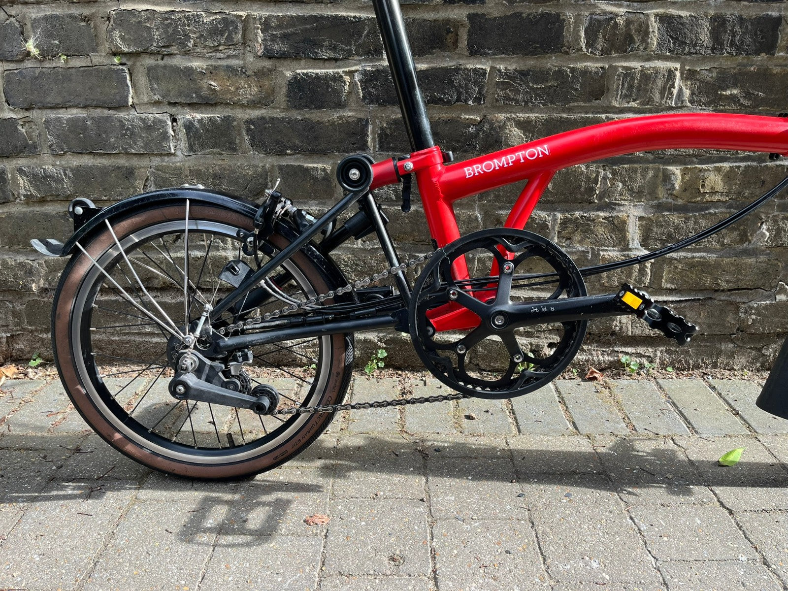Brompton C-Line 6 speed Red Black S-type