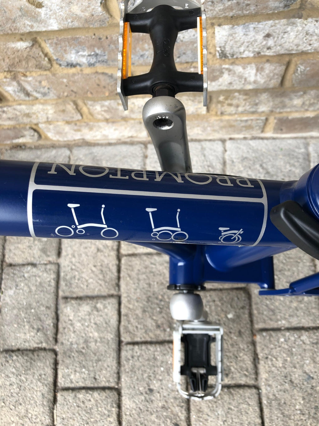 Brompton Cobalt Blue 3 Speed Mid M3L - WORLDWIDE DELIVERY