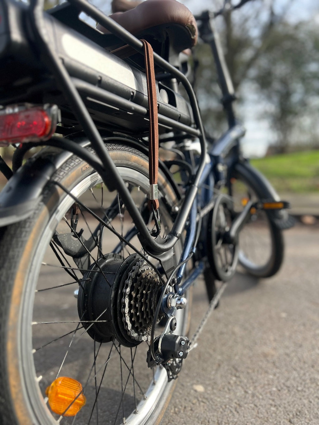 BTWIN Folding Elec Bike E-Fold 500 - Blue