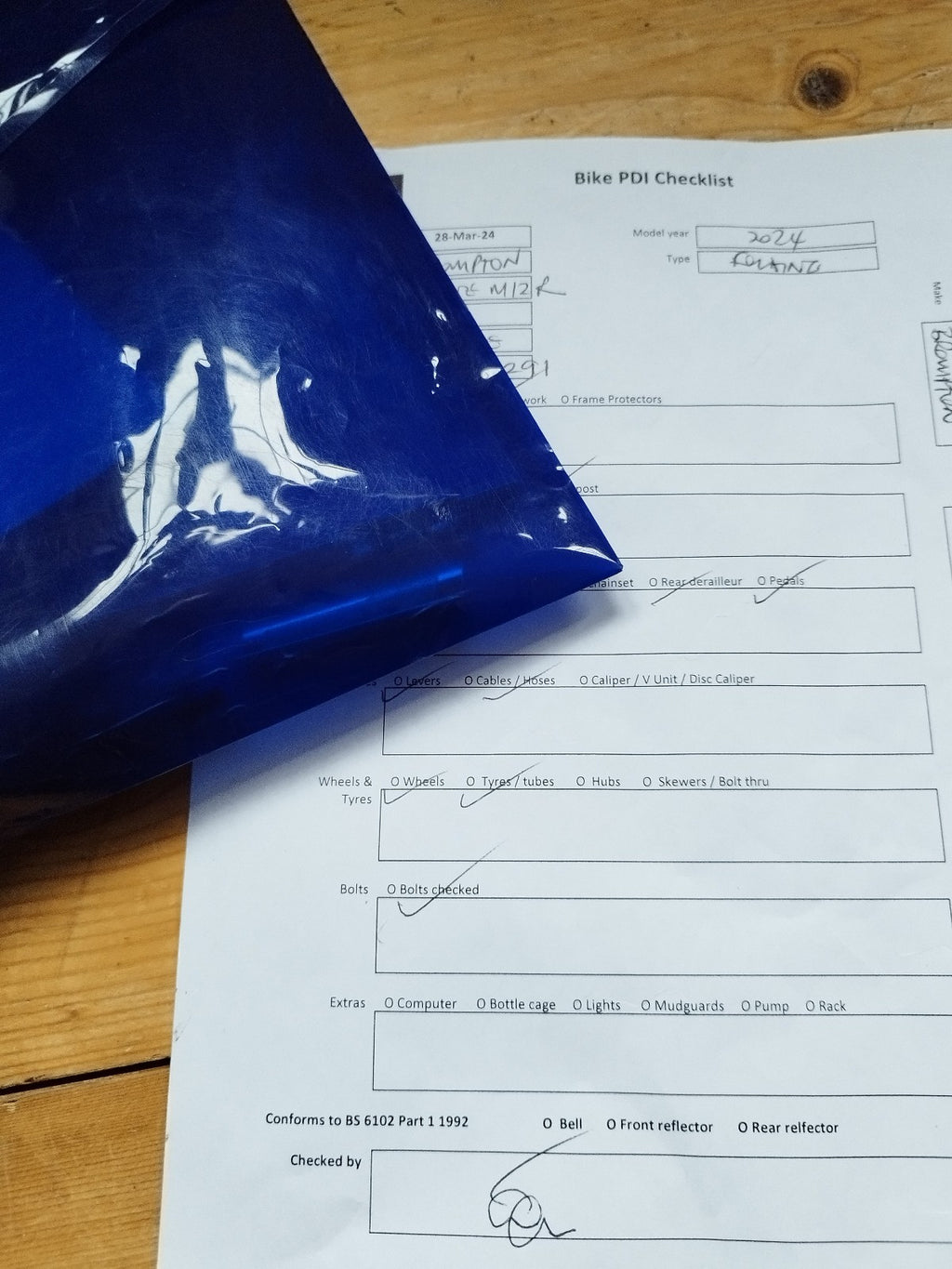 Brompton Folding Bike P Line M-type with Roller Frame 12 Speed Bronze Sky NEW