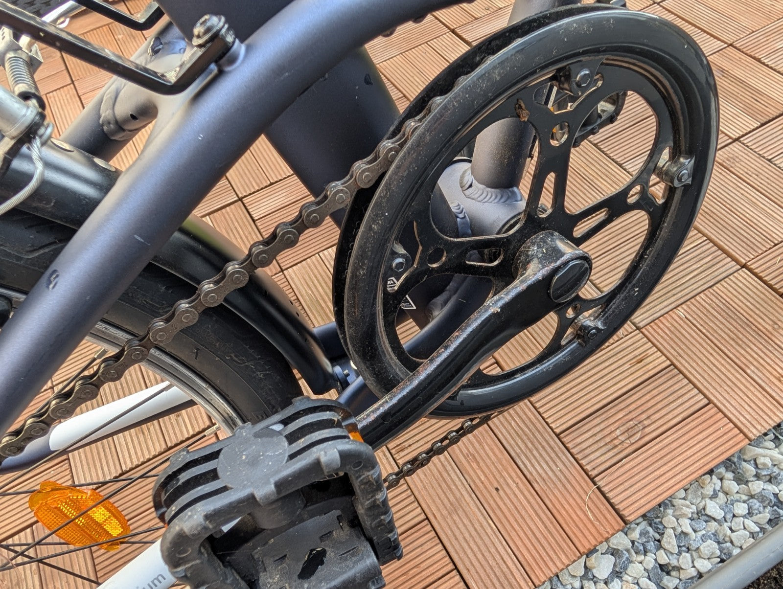 Decathlon B'TWIN Tilt 500 Folding Bike – Blue – Excellent Condition