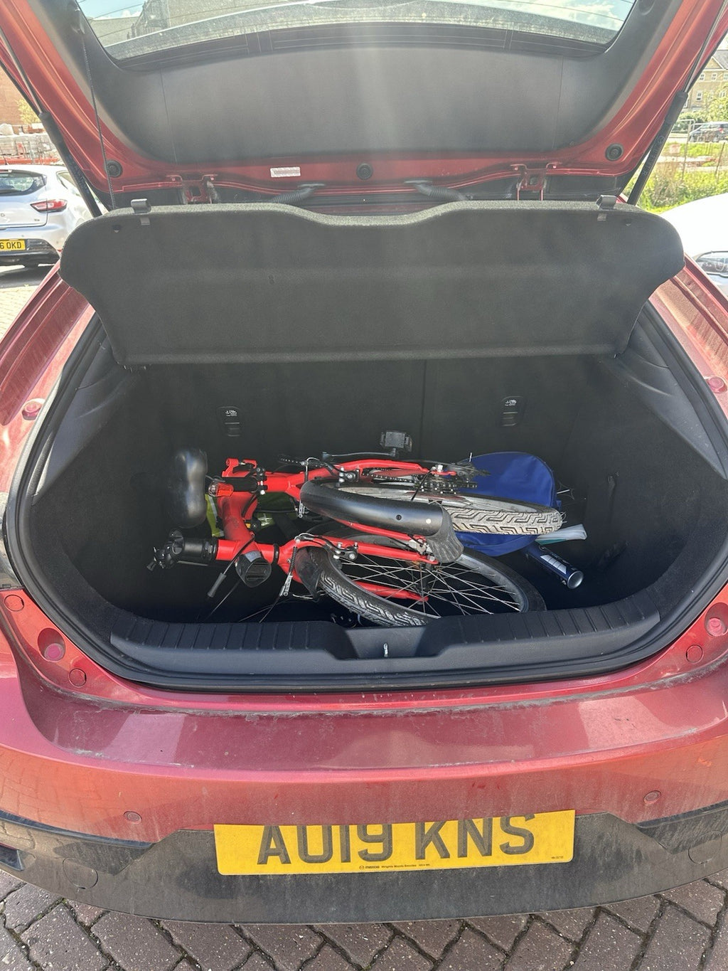 BTWIN 20 Inch FOLDING BIKE Btwin 120 - Red - Excellent Condition