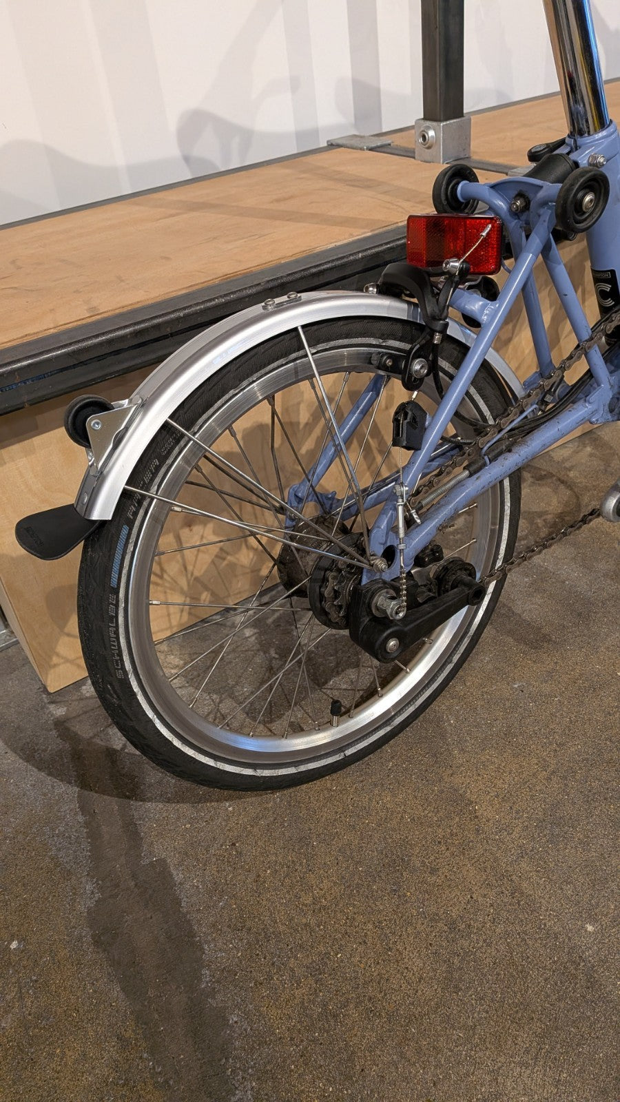 Brompton Bike Bon Sealine Model in Blue