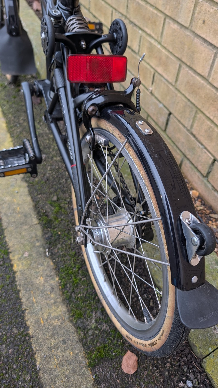 Brompton S6L - Black Edition - Brooks Saddle - Brass Upgrades -  6 Speed