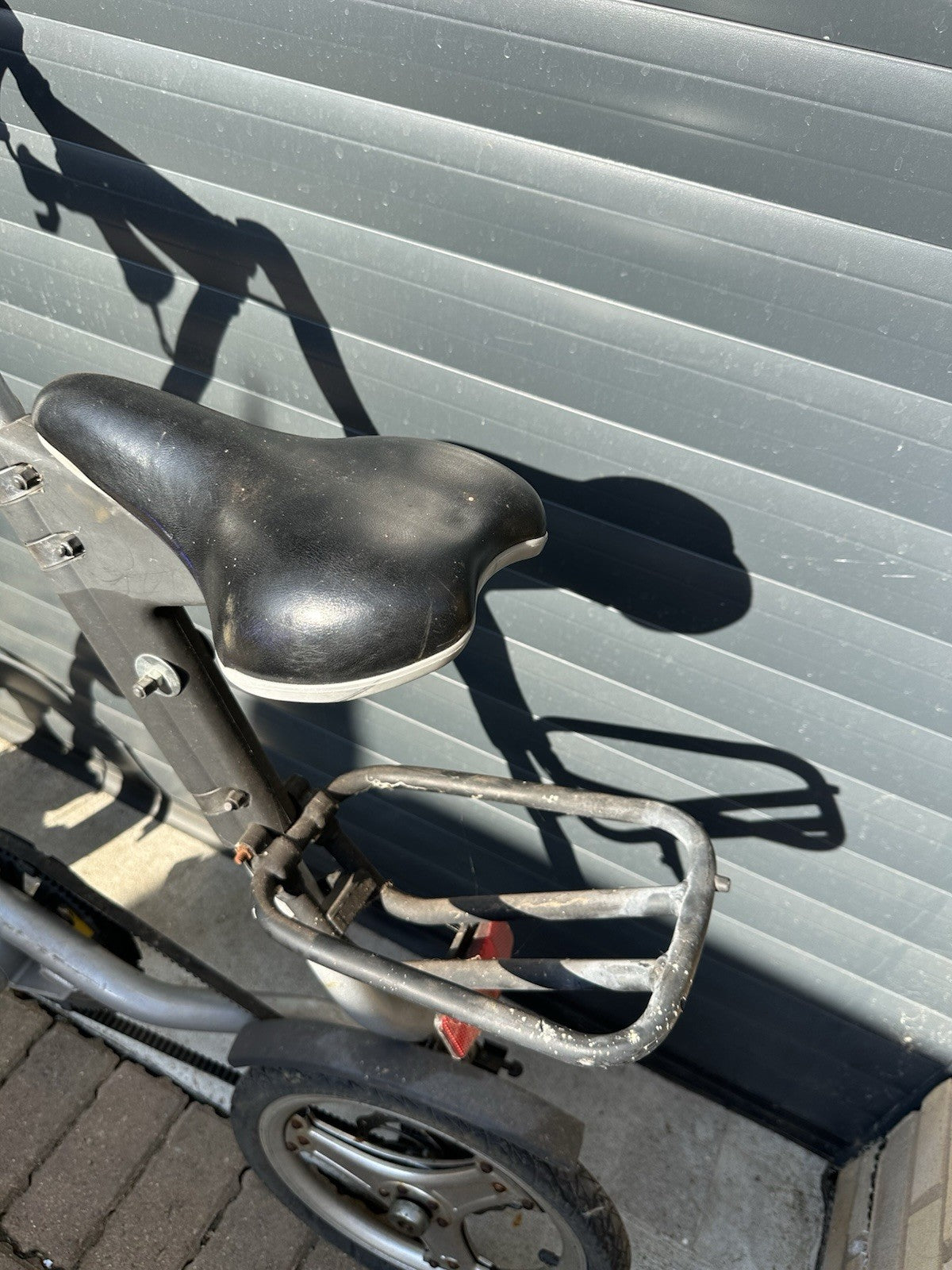 STRIDA Folding Bike - Silver - Good condition Can Post