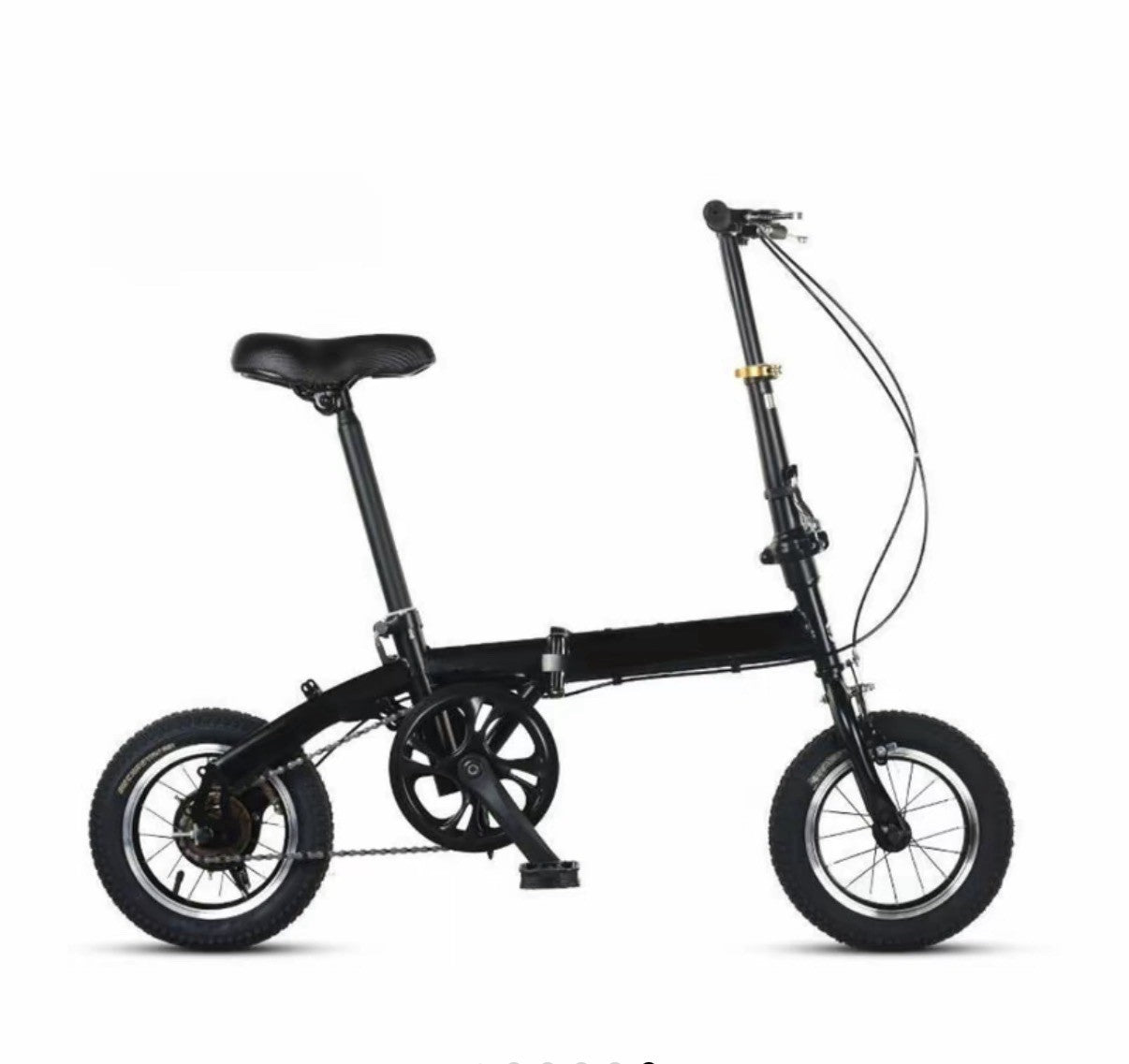 16 Inch Folding Bicycle with Dual Brakes, Adjustable Stem & Seat, Lightweight