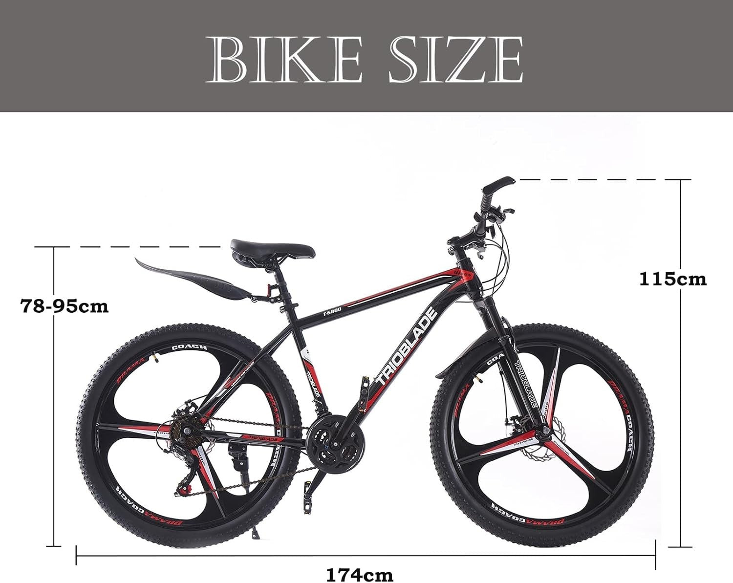 27.5" Mountain Bike Folding Frame 21-Speed Disc Brake MTB for Adults