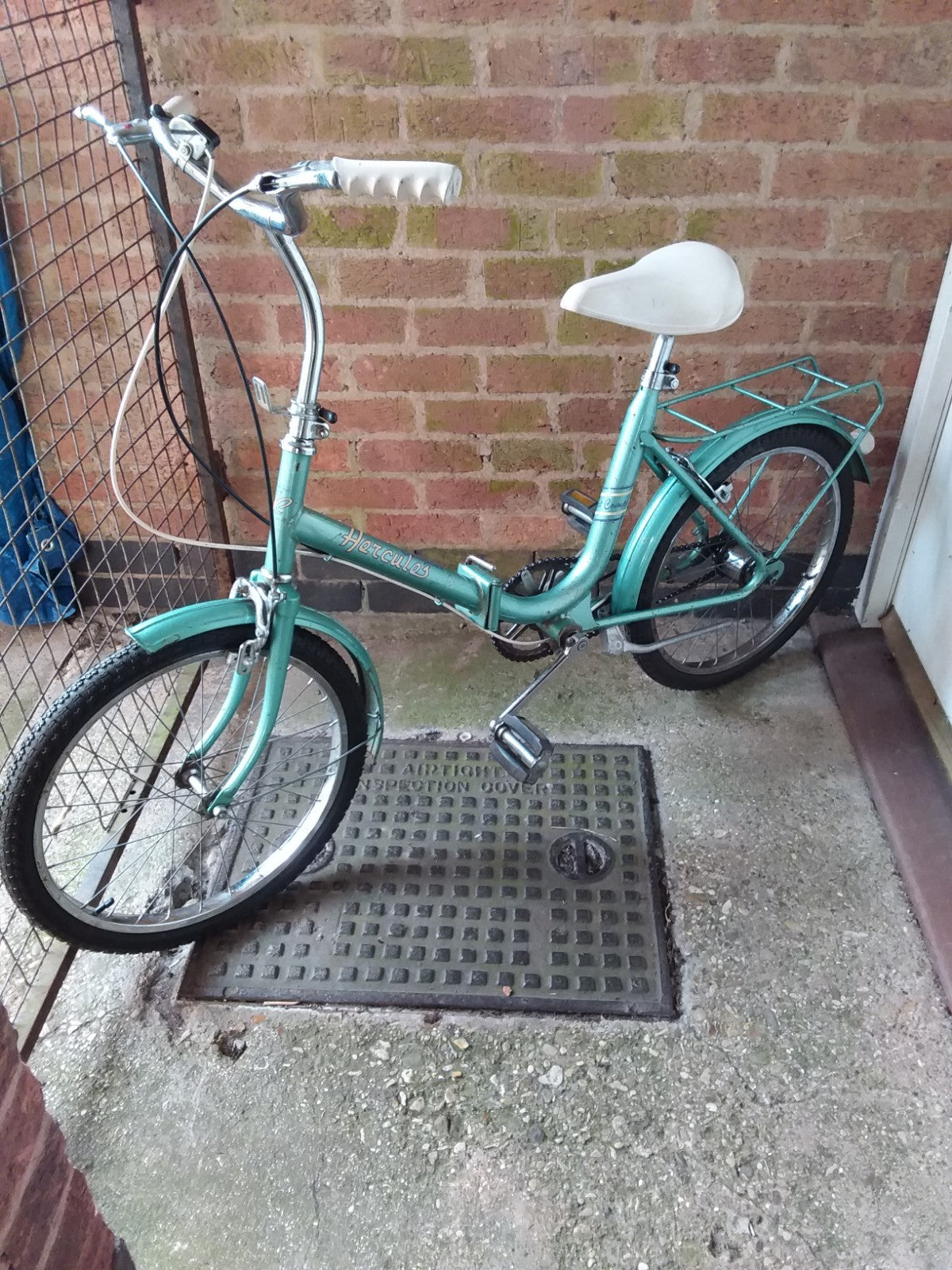 Hercules Compact Folding Bike Vintage 1970s 20" Wheel
