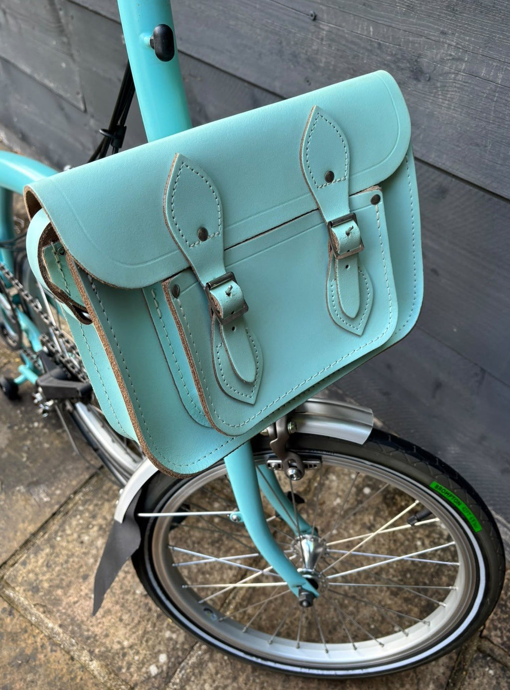 Brompton M3L C Line equivalent Folding Bicycle in Turkish Green - Hardly Used