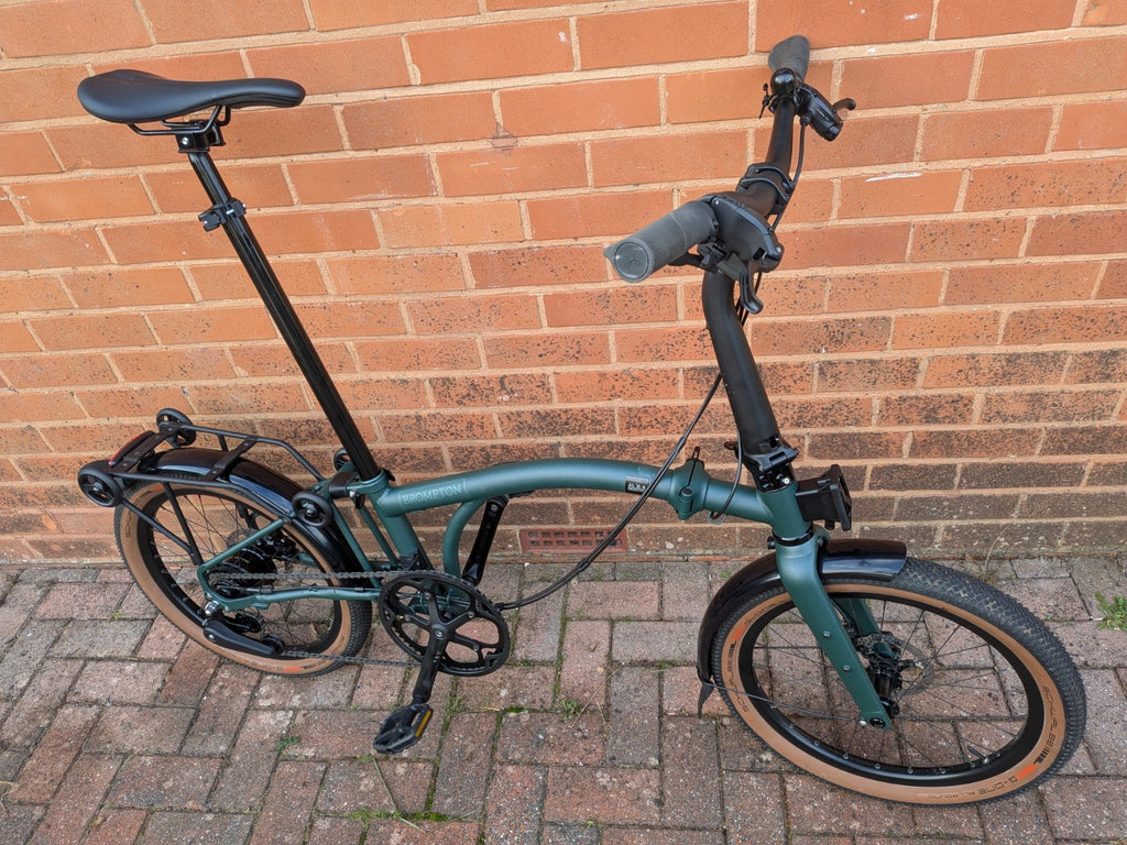 Brompton G Line Forest Green Large Excellent Condition Bairly Used