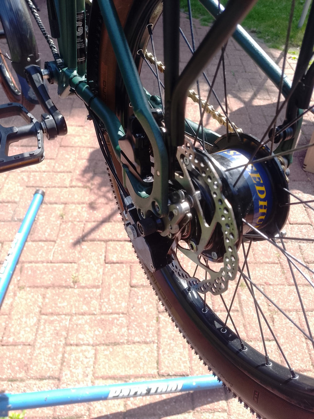 Brompton Folding Bike With Rohloff 14 Speed Hub