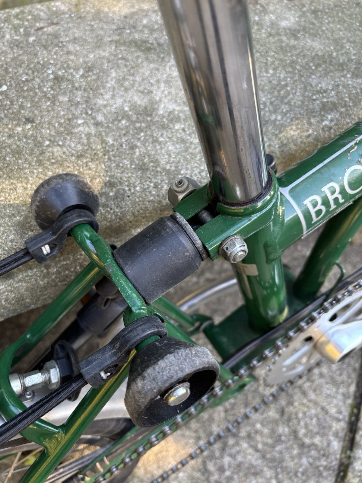 Brompton M6L Folding Bike , 6 Speed, British Racing Green - Used, UK Made