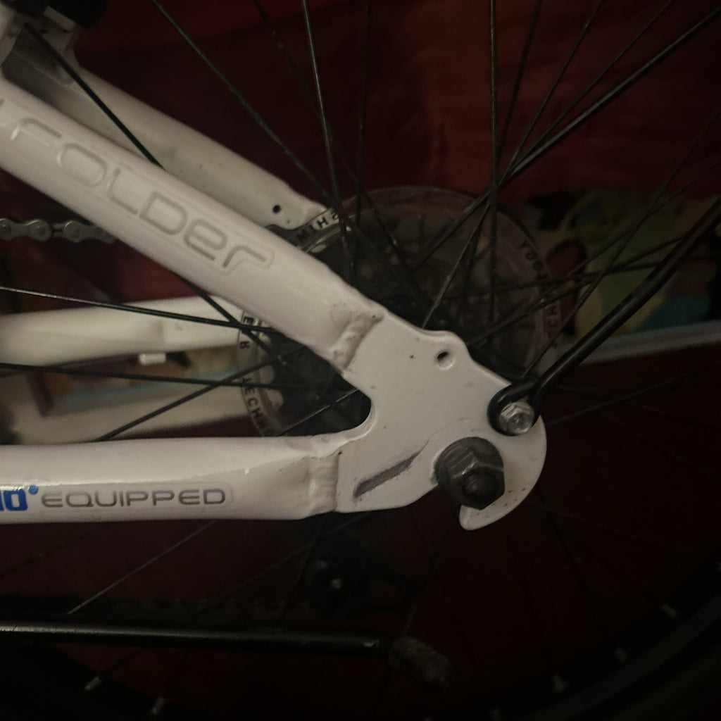 Cross CRF300 alloy folding bike 20in white colour