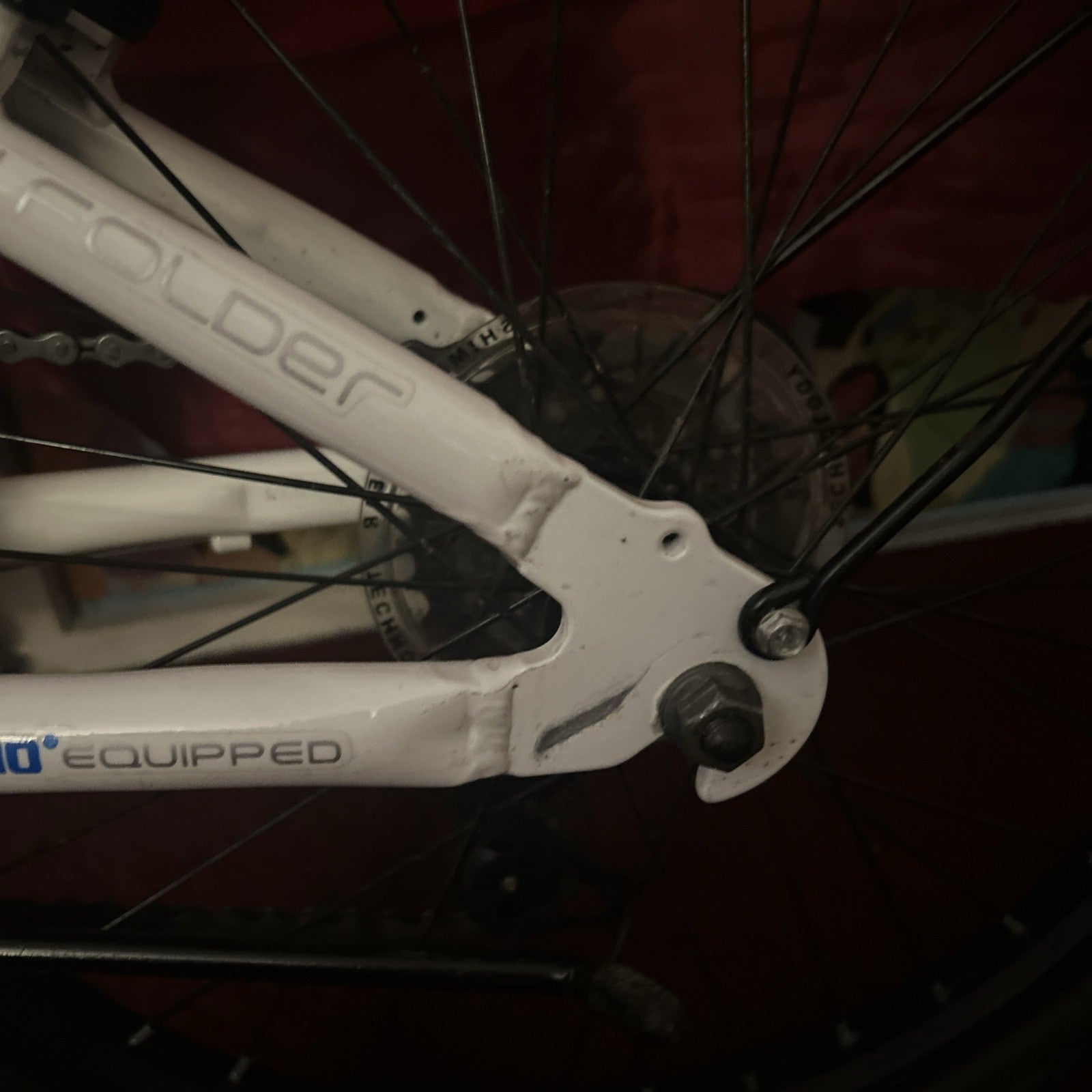 Cross CRF300 alloy folding bike 20in white colour