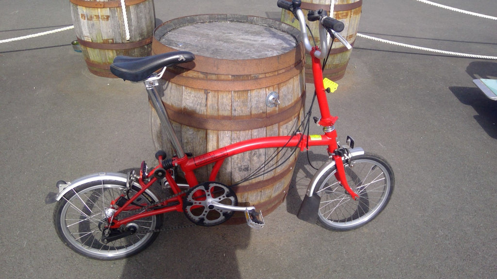 Brompton 16" Folding Bike  Red