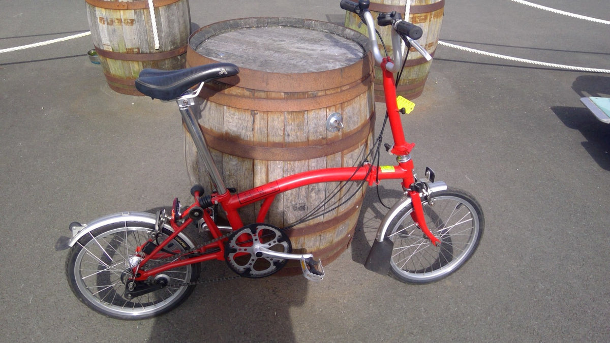 Brompton 16" Folding Bike  Red