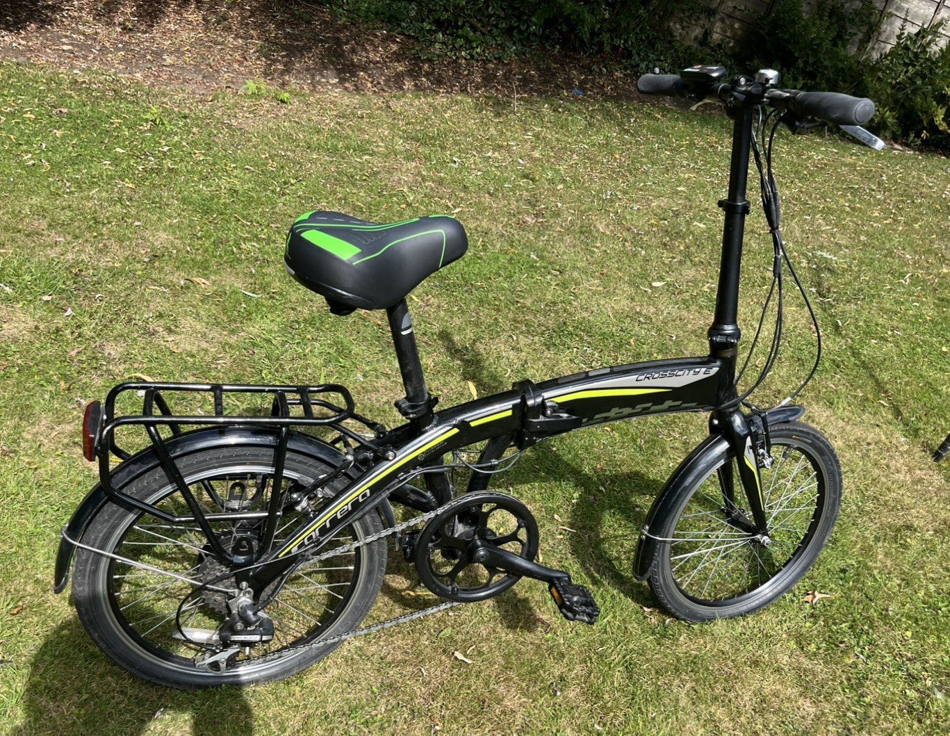 Carrera Crosscity E folding bike , 20'' black/green (Price for 1,  2  available)