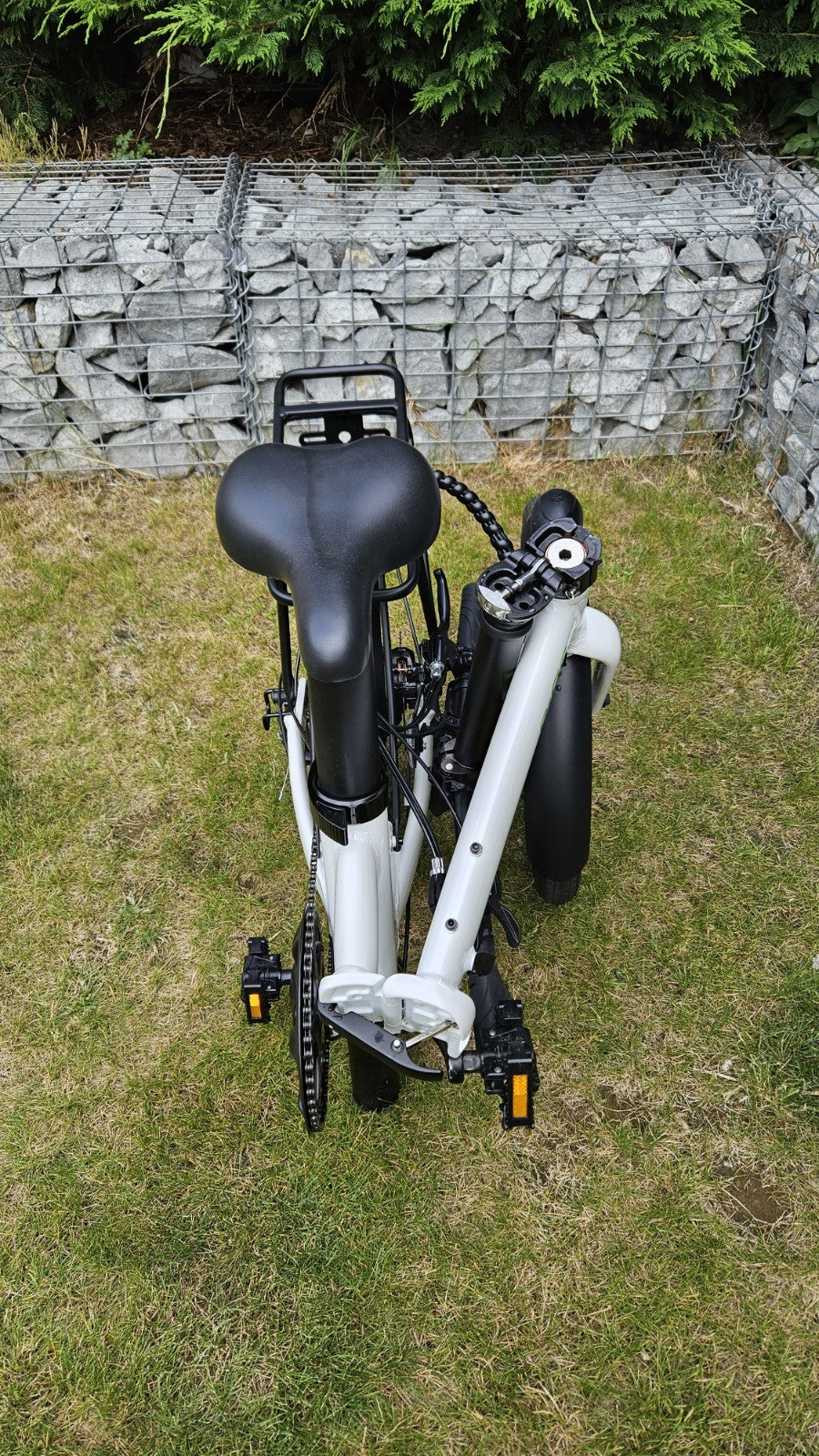 E-Go Max Folding Bike (White) 20 Inch Wheels 250W Including Storage Bag