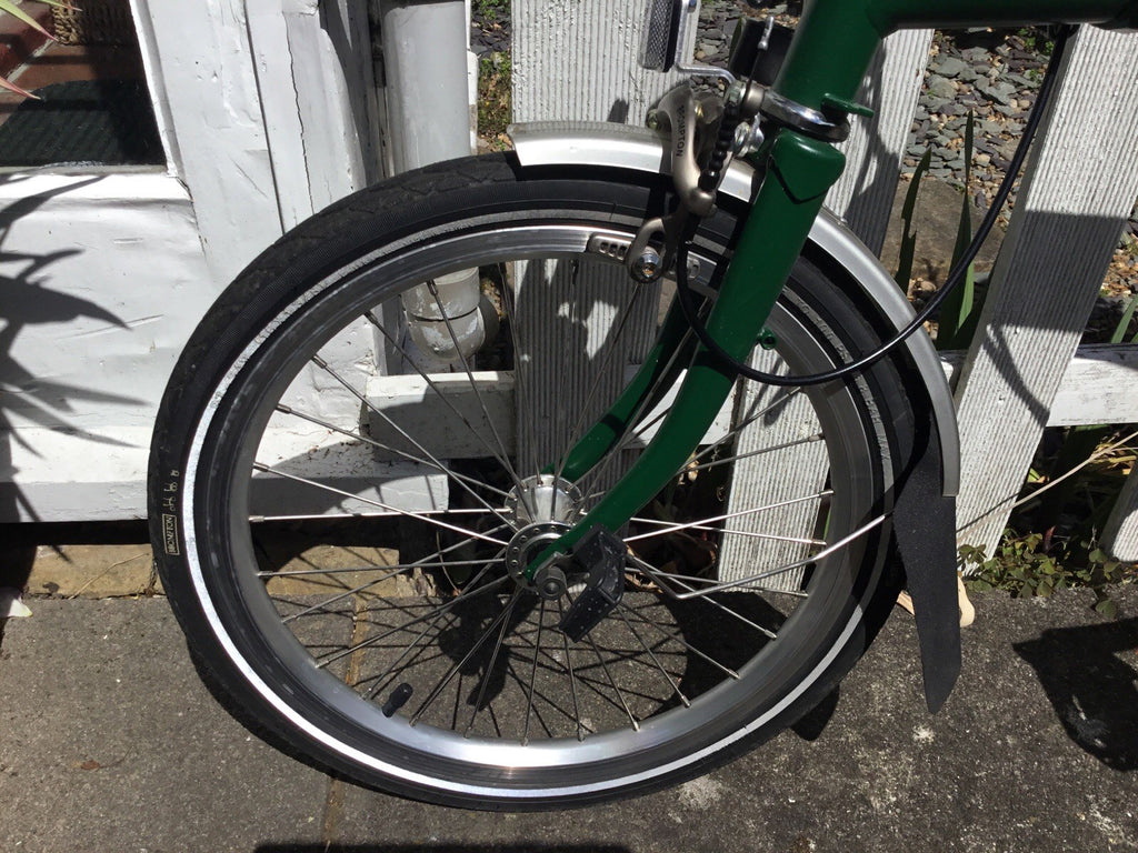 Brompton M3 folding bike 3 speed Racing Green