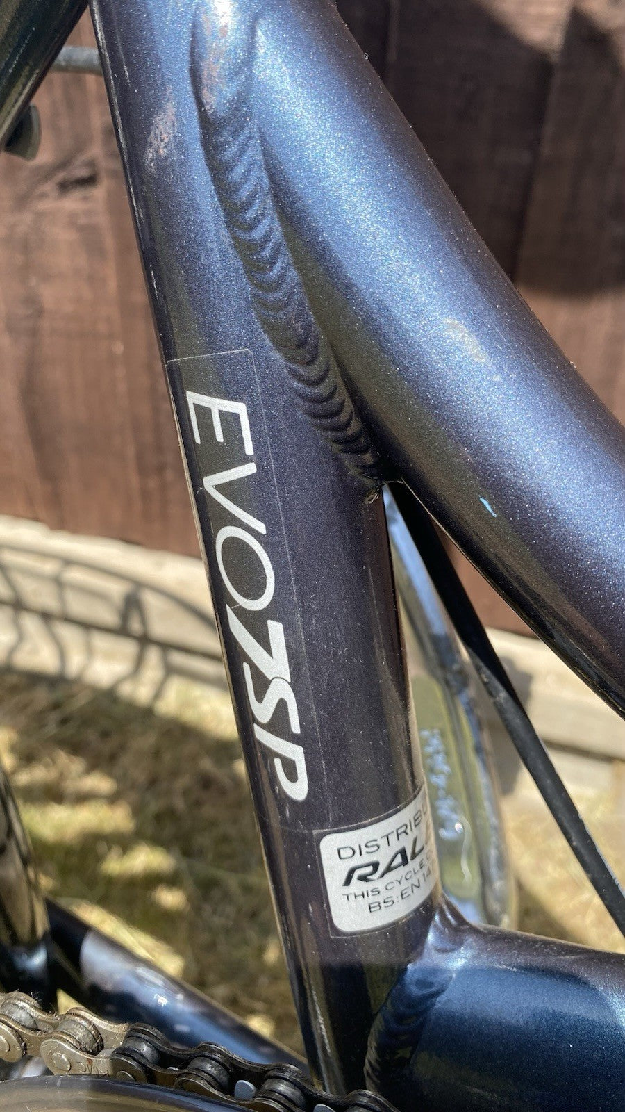 Raleigh Evo 2S 20in Folding Bike 7 Speed Blue Rear Rack Mudguards Reflectors