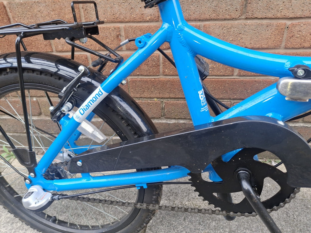 Dawes Diamond Folding Bike 13" Frame 20" Wheels Used Twice Summer Bargain VGC
