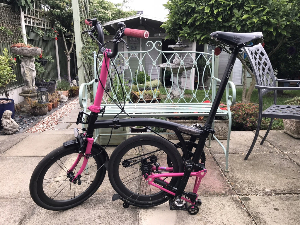 Brompton Folding Bicycle 3-Speed Many Upgrades Very Rare Mint Condition