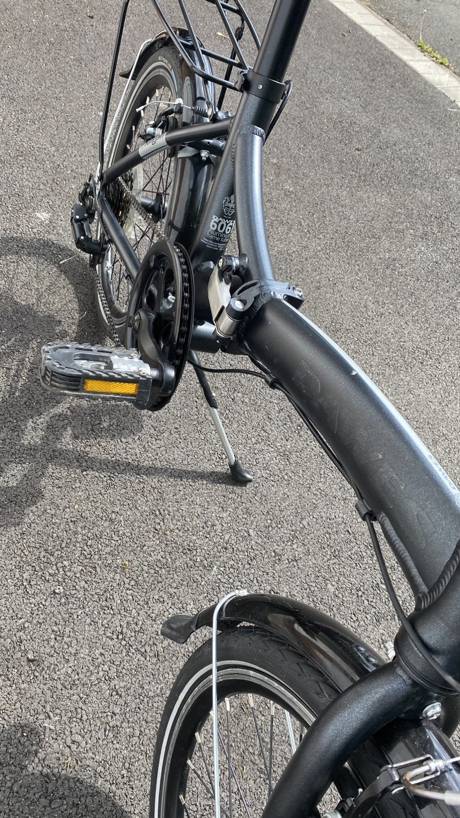 Unisex Dawes Kingpin 6061 Folding Bike Dark Grey