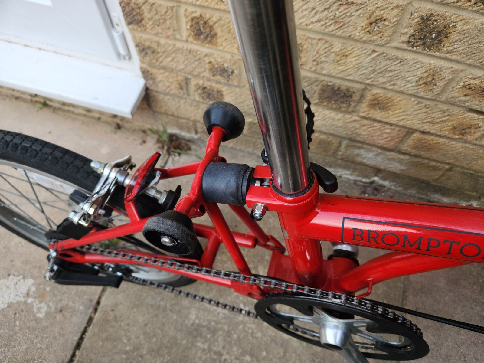 Vintage 2006 Brompton M3E Folding Bike - 3 Speed - Red - Classic M-Bars