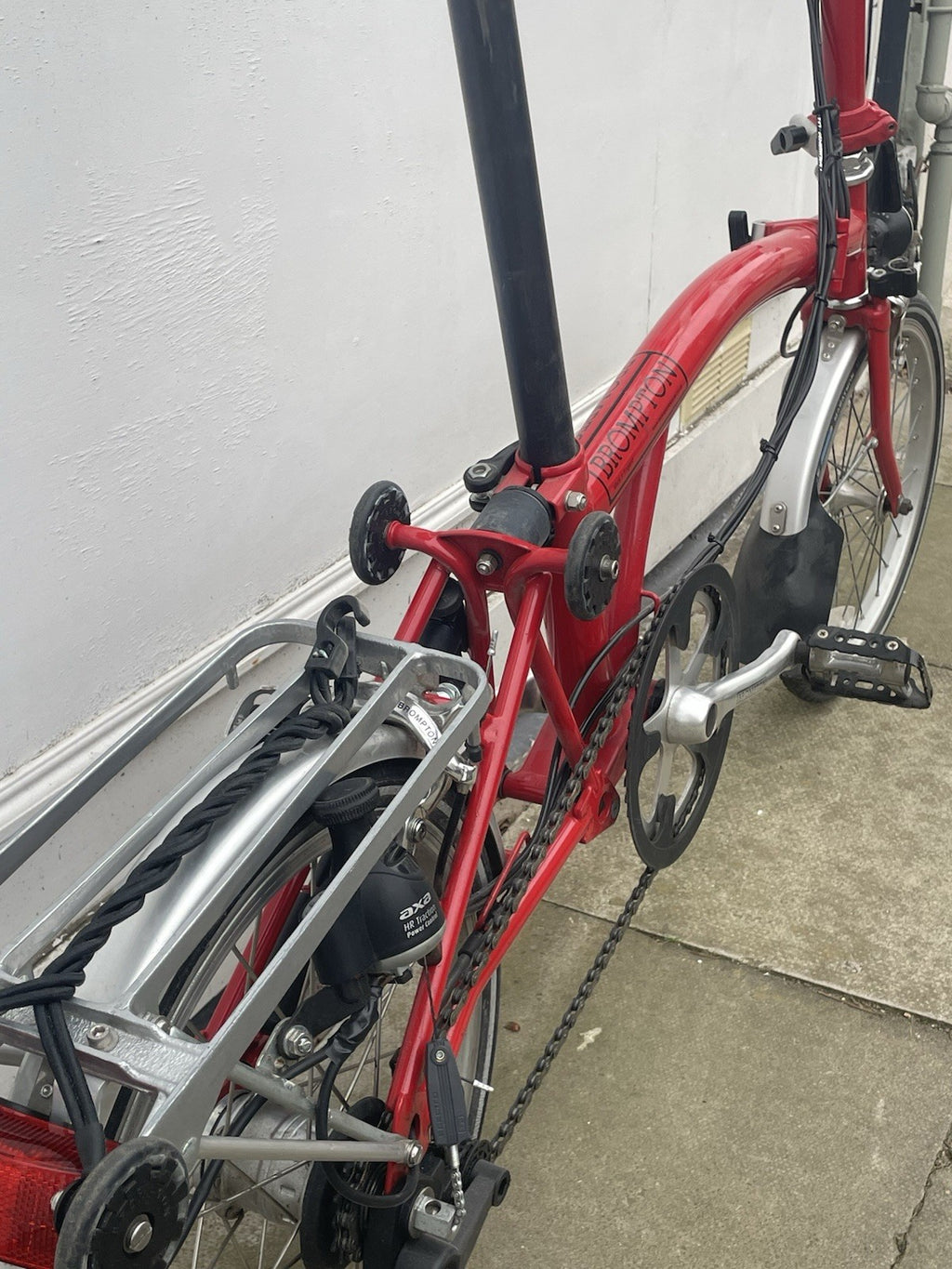 Brompton M6R Folding Bike 6-Speed, Red