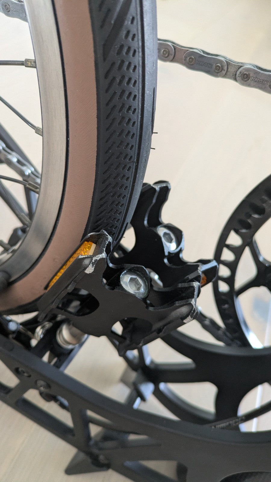 Hummingbird (now Prodrive) Carbon Fibre Folding bike with Zehus hub