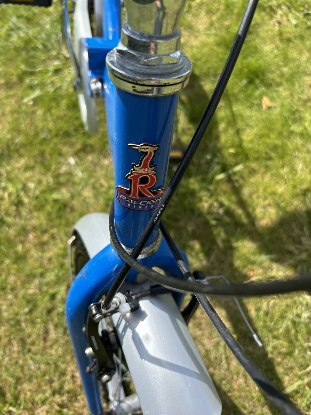 Raleigh Folding Bike In Blue