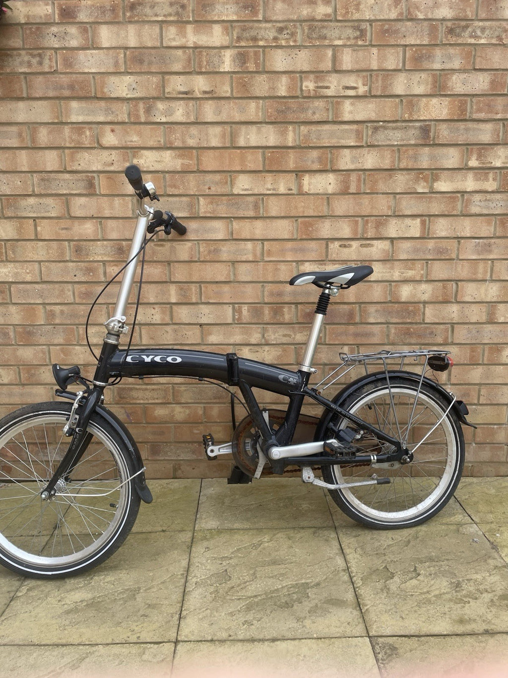 Bike That Is Foldable But A But Old Which Needs A Few Repairs Like The Chain