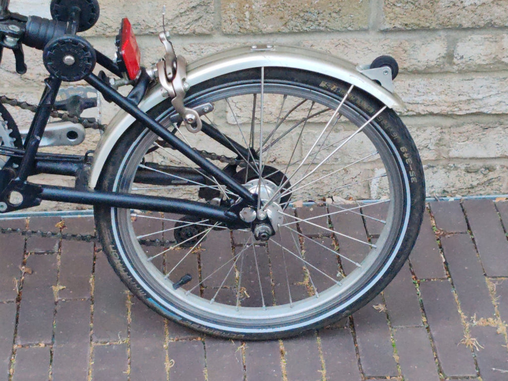 Brompton S2L 2 Speed Folding Bike Black Mudguards No Rack