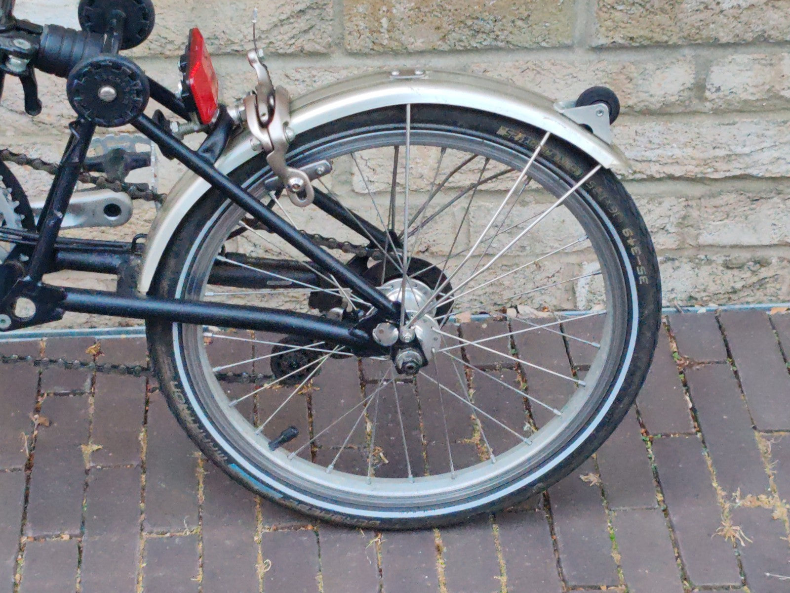 Brompton S2L 2 Speed Folding Bike Black Mudguards No Rack