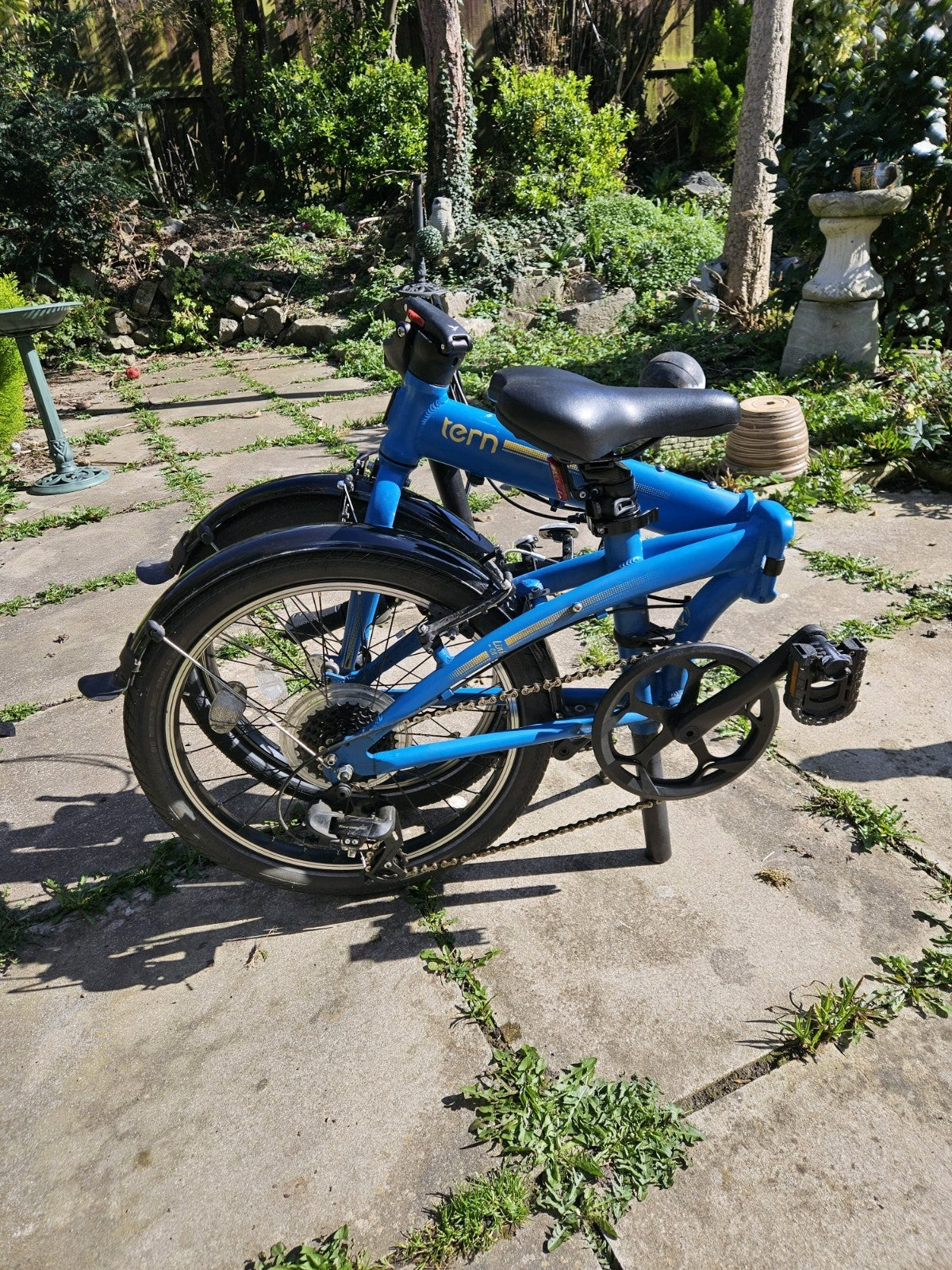 Tern Link C8 Folding Bike 8 Speed – Blue – Great Condition