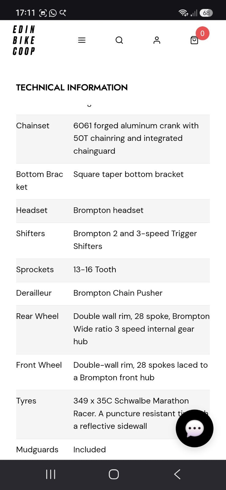BROMPTON C LINE,  6 SPEED