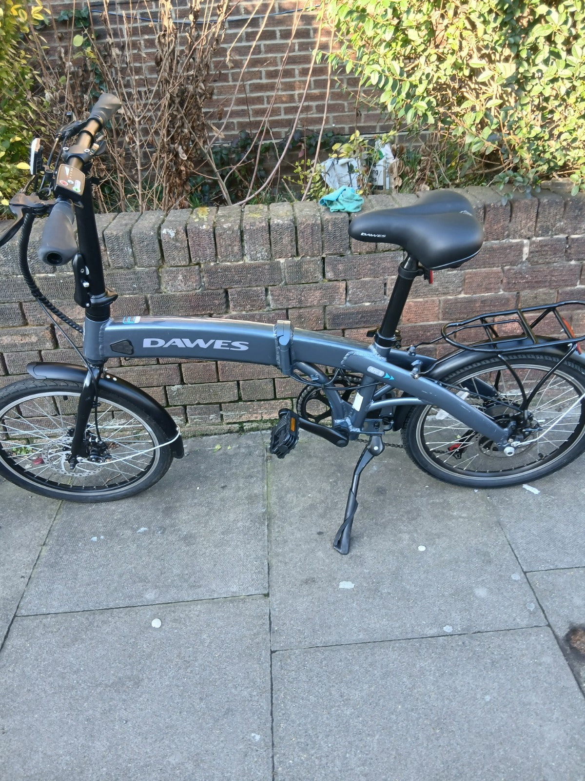Ecosmo 20AF09BL 20" Wheel 12kg Lightweight Alloy Folding City Bicycle - Black