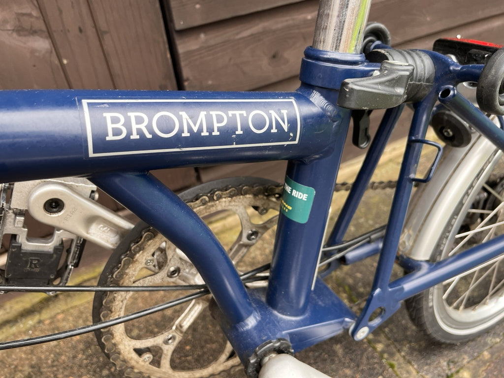 Brompton ML2 Folding Bike Navy Blue 2 Speed, 2017 Model
