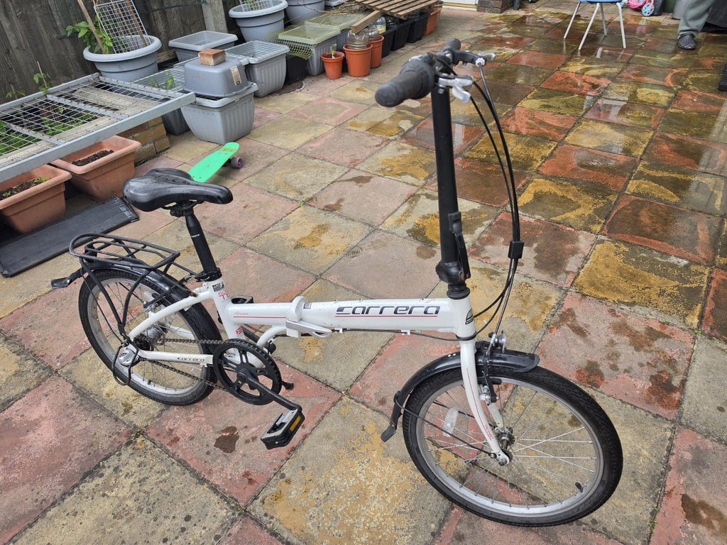 Carrera Transit good condition Folding Bike 20”wheels Aluminium Frame 3 Gears