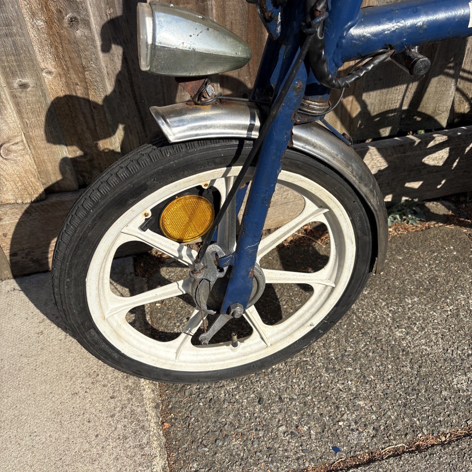 Vintage DI BLASI Folding Bike- Navy 4 Gears
