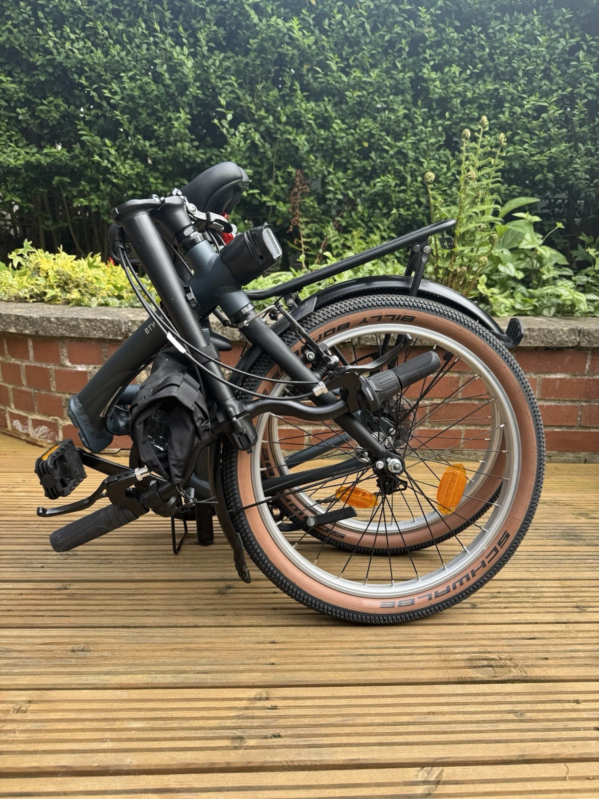 BTWIN Fold 500 Folding Bike 20-inch Blue Great Condition