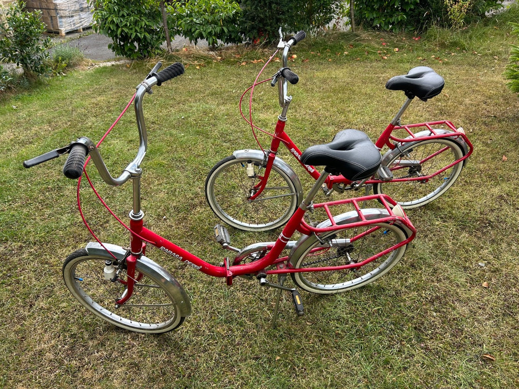 Pair of folding bikes - Rabasa Derbi - lovely vintage cycles