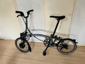 Brompton P Line 4-Speed Folding Bike Storm Grey Lightweight Excellent Condition