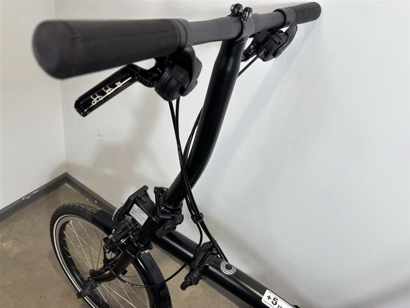 Brompton C Line 6 Speed 2024 Low Handlebar Folding Bike - Matt Black