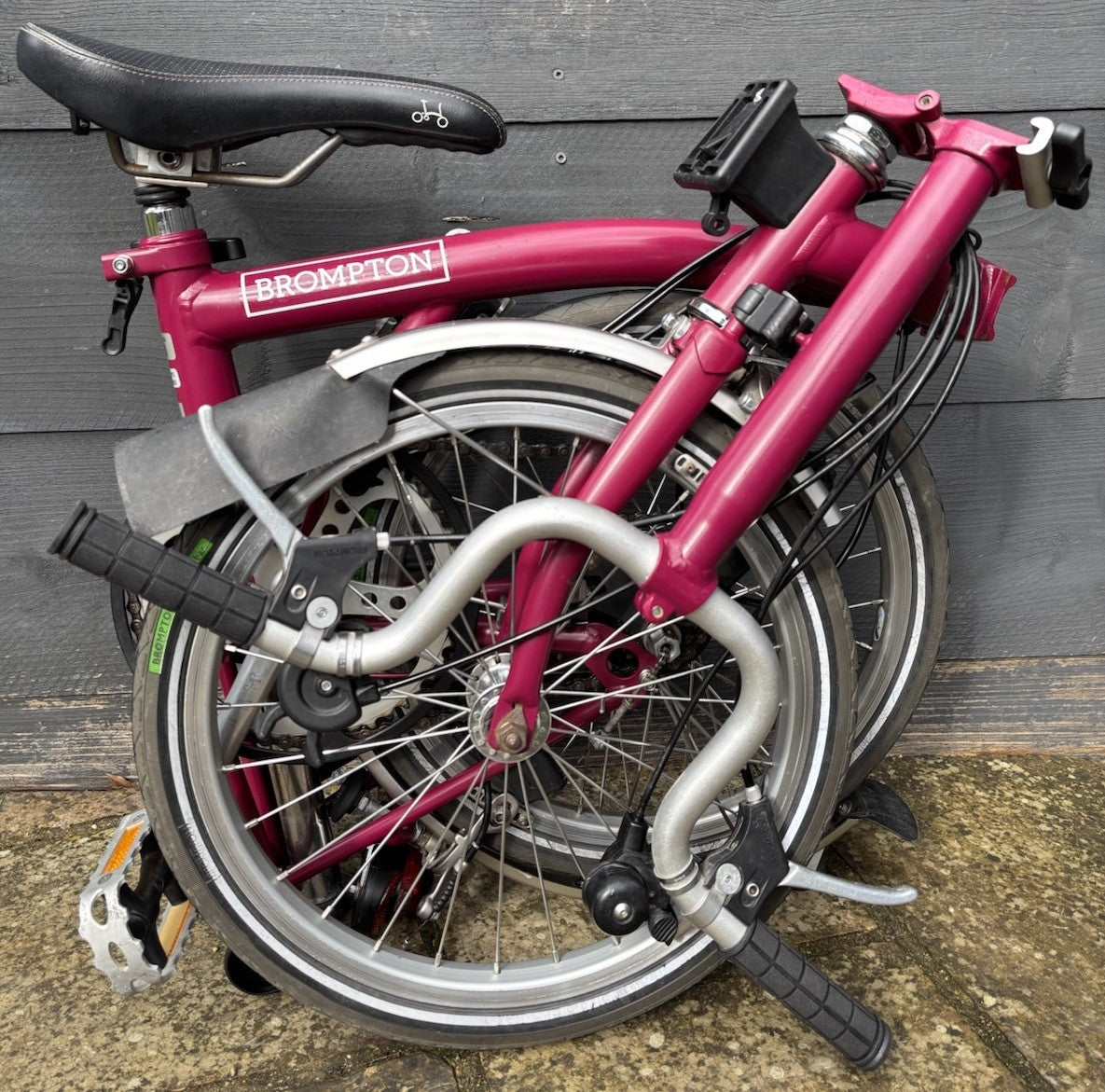 Brompton M6L in Berry Crush Folding bike C Line Equivalent - Leisure Use Only