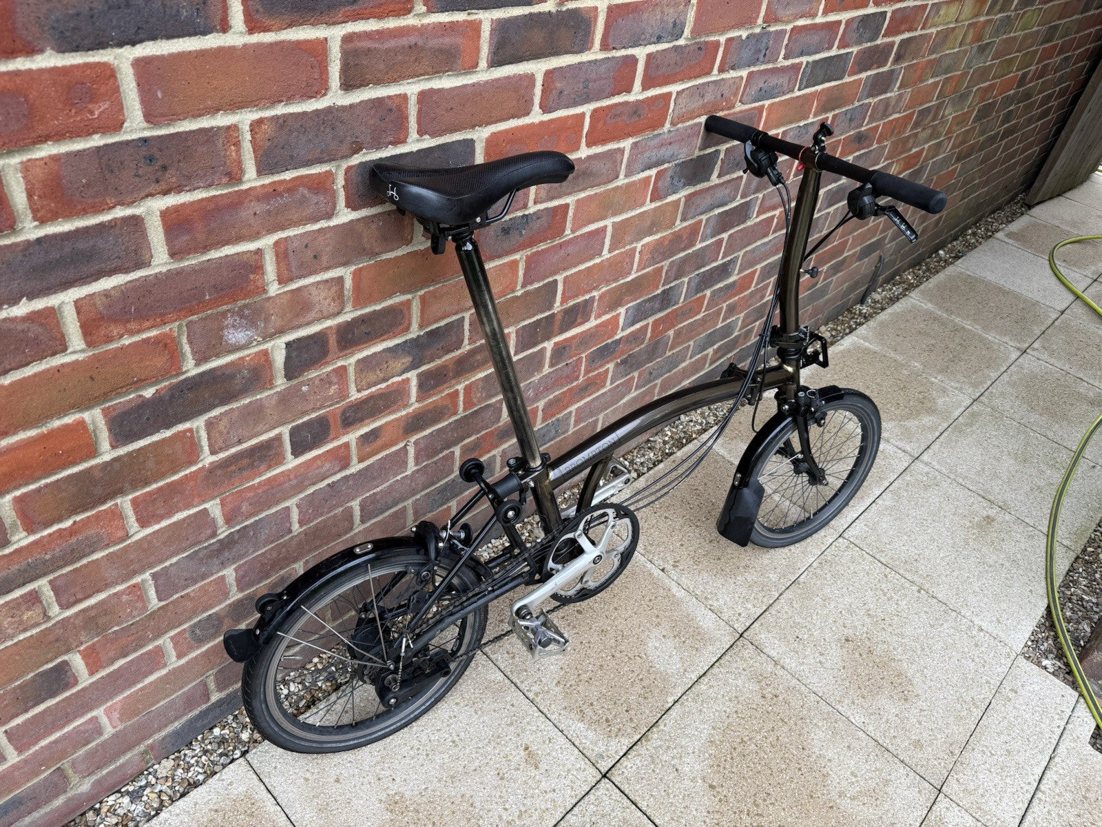 Brompton Superlight S6L Raw Lacquer 6 Speed Folding Bike MKS EZY Pedals