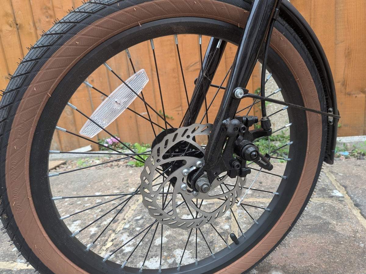 Eco Smobike 20TF02 20in Folding Tandem Bike Mechanical Disc Brakes Bell