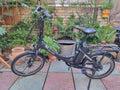 Raleigh Stow--E--Way Compact 8-Speed Folding Bike - Black