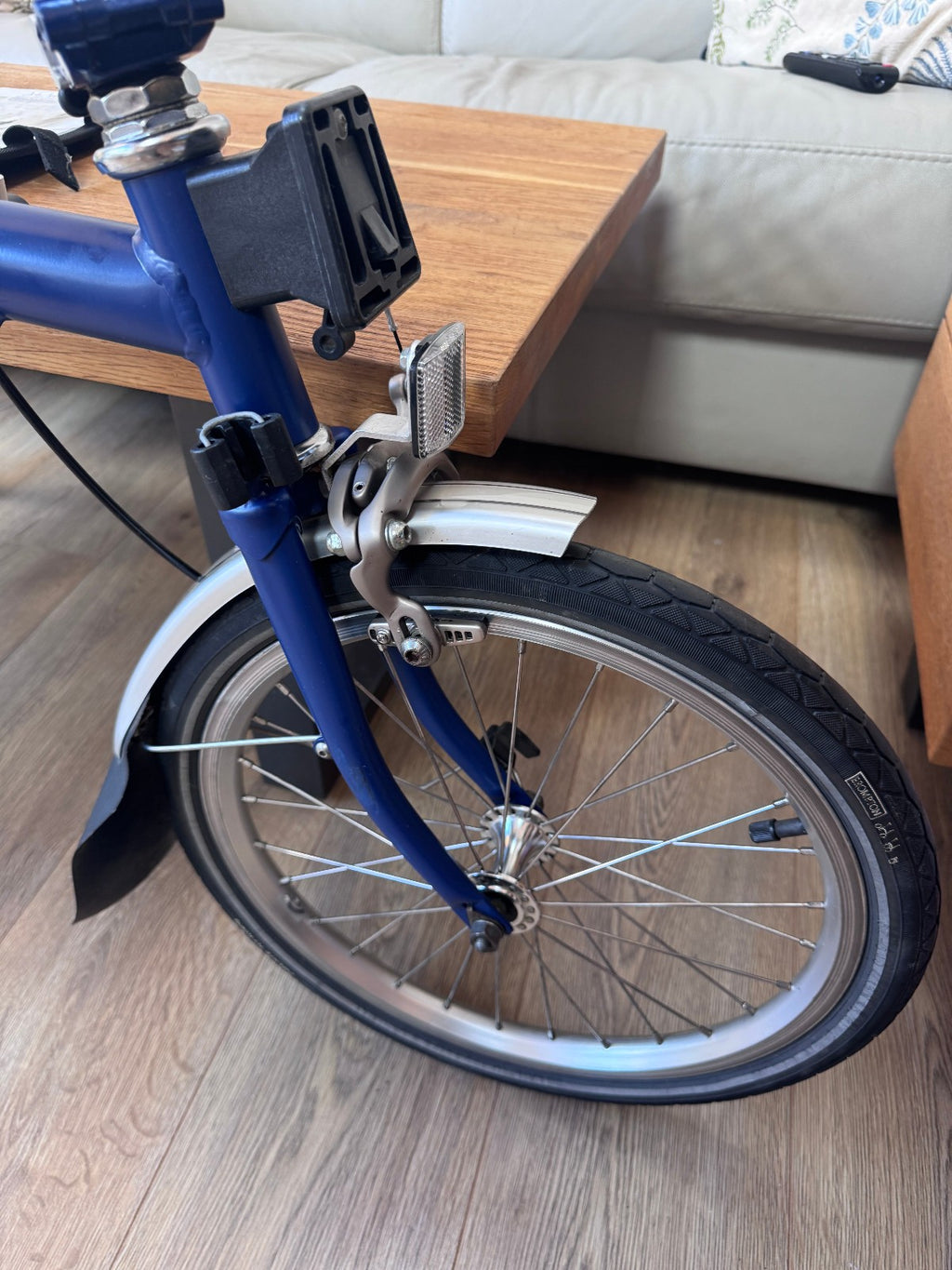 Brompton Folding Bicycle  - Blue - Original Paperwork included - Nice Condition!