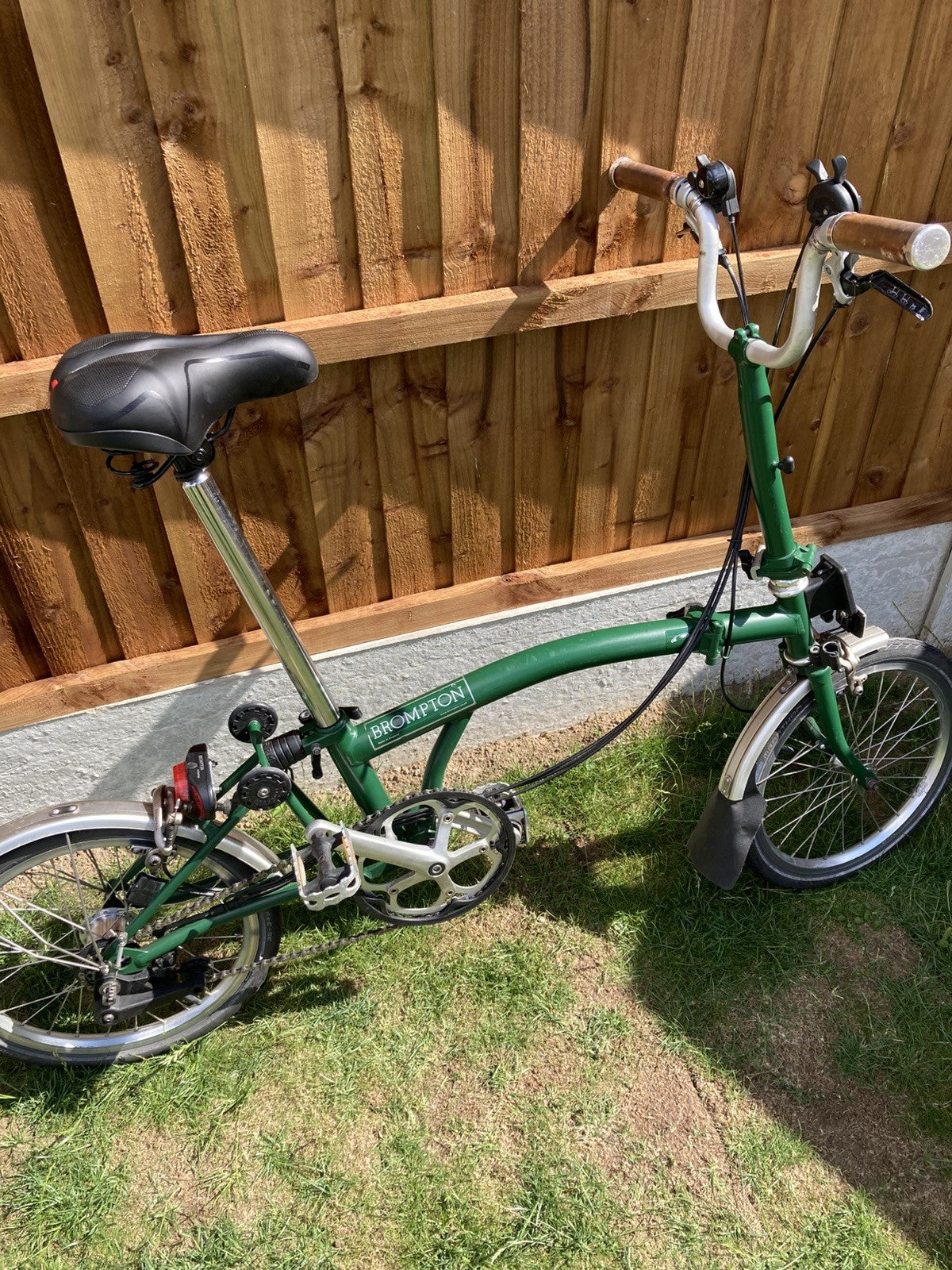 Brompton M6L Green 2014 - Original British Folding Bike - C Line Equivalent